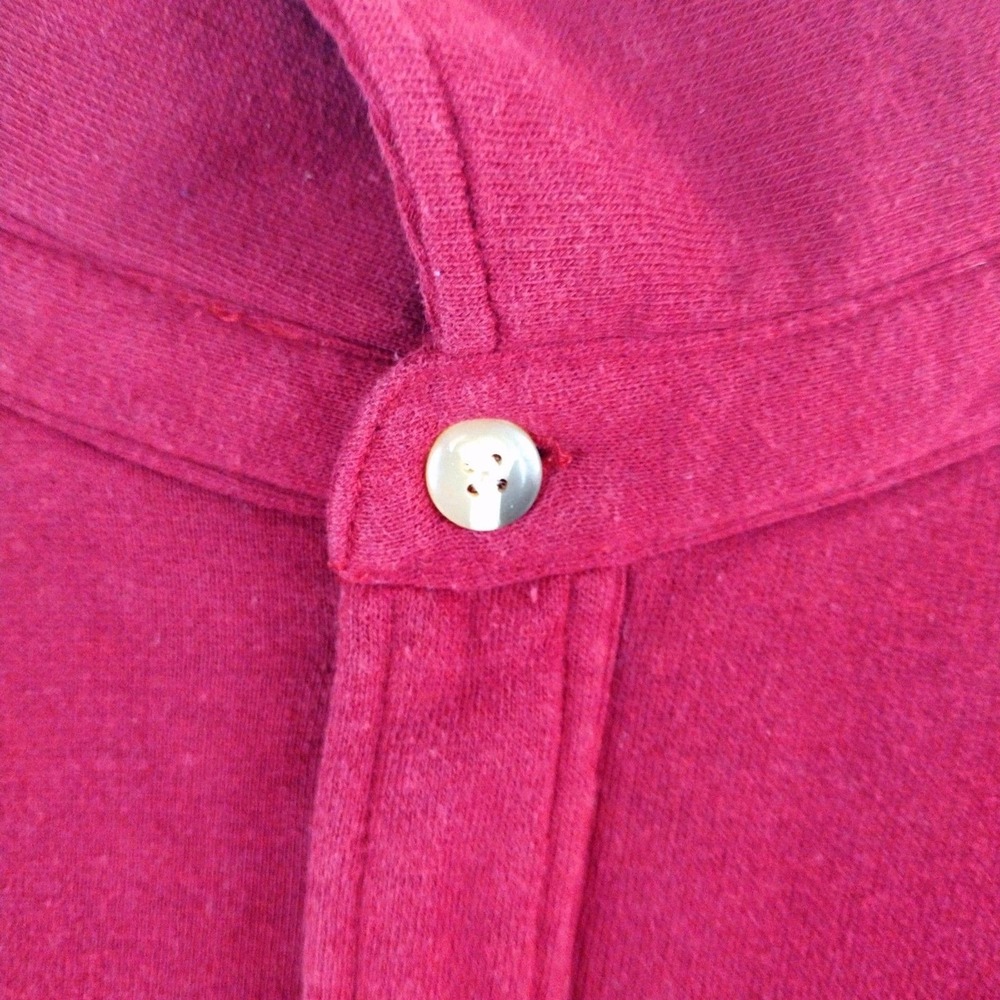 Vintage Lee Sport SF 49ers Split Color Rugby Sweatshirt Mens XXL Red Grey NFL - Picture 8 of 9